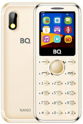 Мобильный телефон BQ BQ-1411 Nano Золотой от магазина Лидер