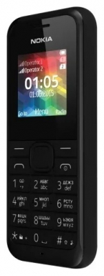 Мобильный телефон NOKIA 105 DS BLACK от магазина Лидер