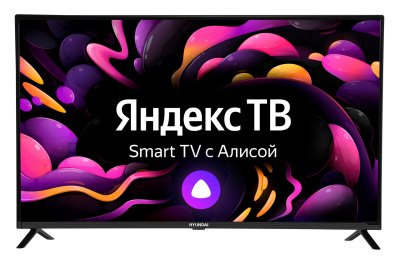 Телевизор LED Hyundai 43" H-LED43FU7001 Яндекс.ТВ черный 4K Ultra HD 60Hz DVB-T DVB-T2 DVB-C DVB-S2 WiFi Smart TV (RUS) от магазина Лидер