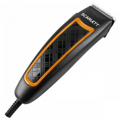 Машинка для волос SCARLETT SC-HC63C18 черный/оранж. от магазина Лидер