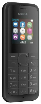 Мобильный телефон NOKIA 105 DS BLACK от магазина Лидер