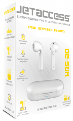 Bluetooth наушники JET.A WBS-20 Черные от магазина Лидер