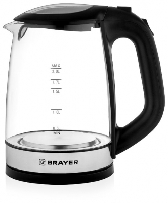 Чайник электрический BRAYER 1040BR-WH от магазина Лидер