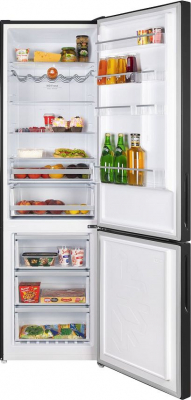 Холодильник Maunfeld MFF200NFB 2-хкамерн. черный (двухкамерный) от магазина Лидер