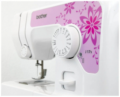 Швейная машина BROTHER J17S белый/розовый от магазина Лидер
