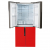 Холодильник (side by side) CENTEK CT-1750 NF Red INVERTER от магазина Лидер