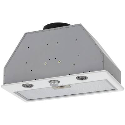 Вытяжка полновстраиваемая KRONA Sven 600 white One knob Inox от магазина Лидер