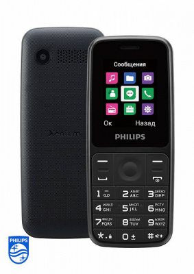 Мобильный телефон PHILIPS E169 Xenium 2G DS Gray от магазина Лидер