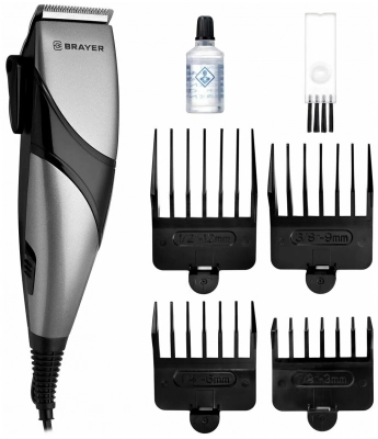 Машинка для стрижки BRAYER 3434BR сетев. от магазина Лидер