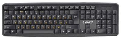 Клавиатура ExeGate LY-331RL черная, каб. 2м., USB от магазина Лидер