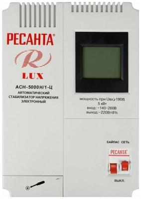 Стабилизатор РЕСАНТА АСН-5000 H/1-Ц Lux от магазина Лидер