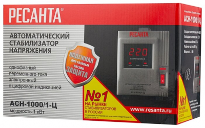 Стабилизатор РЕСАНТА Асн-1000 от магазина Лидер