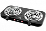 Настольная плитка CENTEK CT-1509 Black 2конфорки ТЭН 140мм, 2000Вт от магазина Лидер