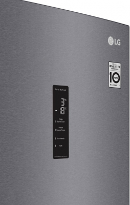 Холодильник с нижней морозильной камерой LG GA-B509CLSL ФЛ от магазина Лидер