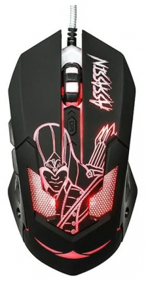 Мышь компьютерная QUMO Assassin M33 черная Игровая от магазина Лидер