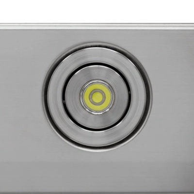 Вытяжка полновстраиваемая KRONA Sven 600 Inox One knob Inox от магазина Лидер