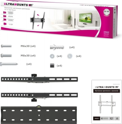 Кронштейн ТВ Ultramounts UM839T 37'-70' от магазина Лидер