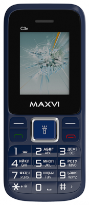 Мобильный телефон Maxvi C3n black от магазина Лидер