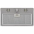 Вытяжка полновстраиваемая KRONA Sven 600 Inox One knob Inox от магазина Лидер