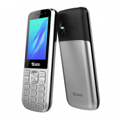 Мобильный телефон Olmio M22 (серебро) от магазина Лидер