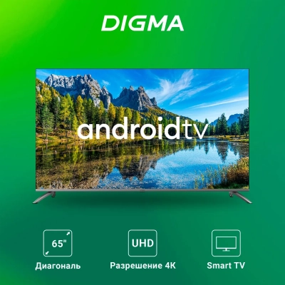 Телевизор DIGMA DM-LED 65UBB41 Smart 4k от магазина Лидер