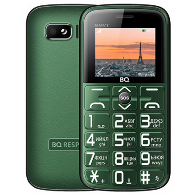 Мобильный телефон BQ BQ-1851 Respect зеленый от магазина Лидер