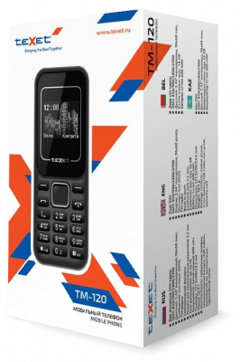 Мобильный телефон TEXET 120-TM черно-красный от магазина Лидер