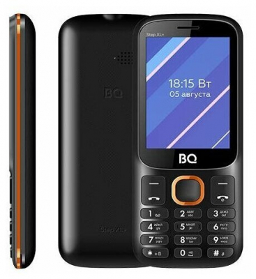 Мобильный телефон BQ 2820 Step XL+ Черно оранжевый от магазина Лидер