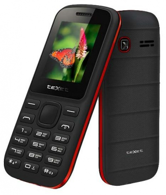 Мобильный телефон TEXET 130-TM Черно красный от магазина Лидер