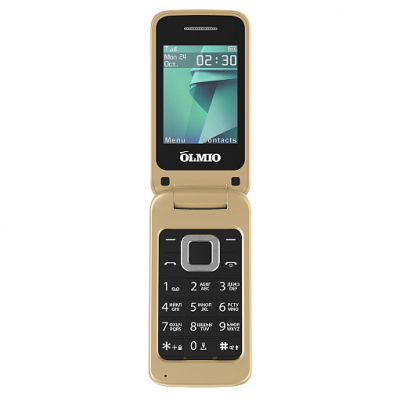 Мобильный телефон Olmio F18 (золотой) от магазина Лидер