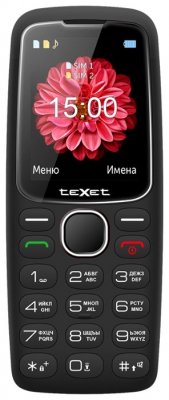Мобильный телефон TEXET B307-TM черный от магазина Лидер