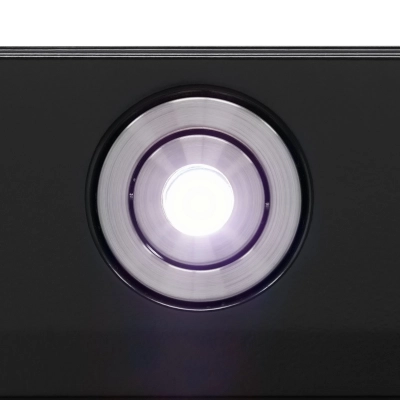 Вытяжка полновстраиваемая KRONA Sven 600 Black One knob Inox от магазина Лидер