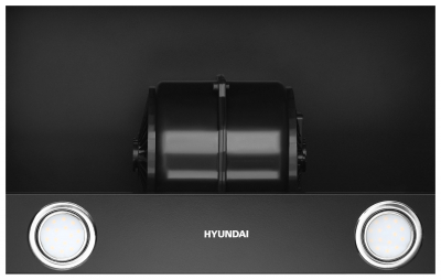 Вытяжка встраиваемая Hyundai HBH 6232 BK черный управление: кулисные переключатели (1 мотор) от магазина Лидер