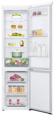 Холодильник с нижней морозильной камерой LG GA-B509DQXL белый от магазина Лидер
