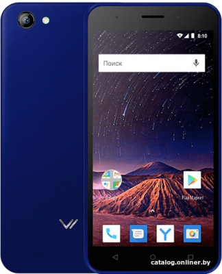 Смартфон Vertex Impress Luck NFC (4G), синий от магазина Лидер