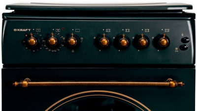 Газоэлектрическая плита KRAFT KF-FSK6406AEBLRI от магазина Лидер