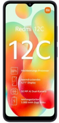 Смартфон Xiaomi Redmi 12C 4/128 NFC Graphite Gray от магазина Лидер