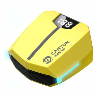 Bluetooth наушники CANYON CND-GTWS2Y Желтые от магазина Лидер