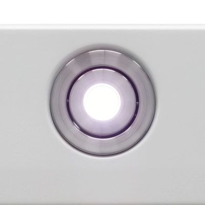 Вытяжка полновстраиваемая KRONA Sven 600 white One knob Inox от магазина Лидер