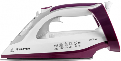 Утюг BRAYER 4014BR 2400Вт, пар 140г/мин от магазина Лидер