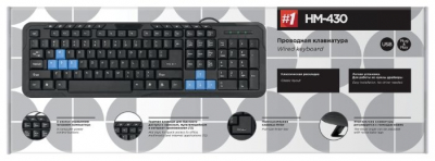 Клавиатура DEFENDER HM-430, черный, USB от магазина Лидер