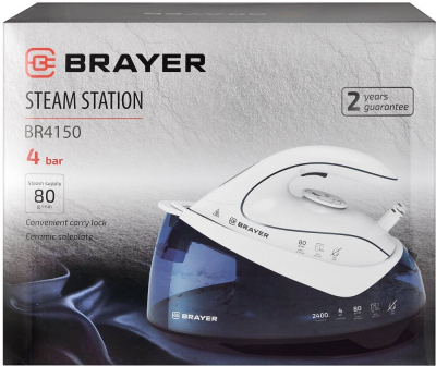 Паровая станция BRAYER 4152BR 2800Вт, давлен. 6.5бар от магазина Лидер