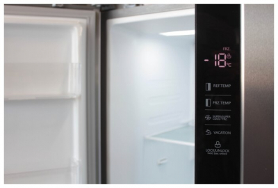 Холодильник Бирюса SBS 587 I 2-хкамерн. нержавеющая сталь (двухкамерный) от магазина Лидер