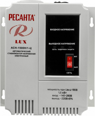 Стабилизатор РЕСАНТА АСН-1500Н/1-Ц LUX от магазина Лидер