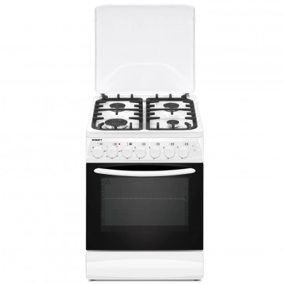 Газоэлектрическая плита KRAFT KF-FSK6427AEWI от магазина Лидер