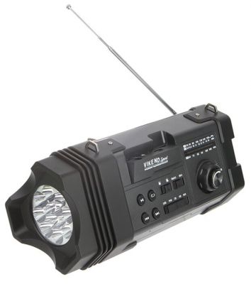 Радиоприемник Vikend SPORT УКВ 64-108МГц, бат. 4*R20, 220V, акб1000mA/h,USB/microSD/AUX,свет.фон от магазина Лидер