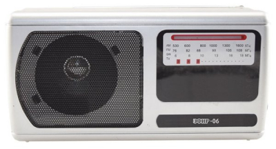 Радиоприемник Эфир-06 FM 64-108МГц, бат. 2*R20, 220V от магазина Лидер