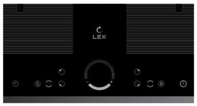 Индукционная варочная поверхность Lex EVI 640 F BL черный от магазина Лидер