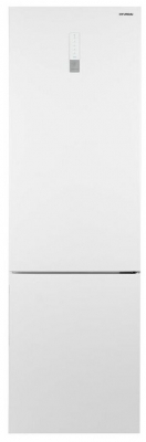 Холодильник с нижней морозильной камерой HYUNDAI CC3595FWT белый от магазина Лидер