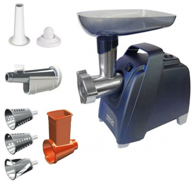 Мясорубка АКСИОН М61.02 темно-синий от магазина Лидер